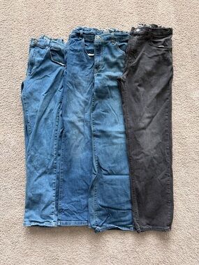 Sonoma Straight Fit Jeans in Blue and Black - 4-Pack kids size 20 husky